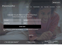 Tablet Screenshot of prestigepay.com